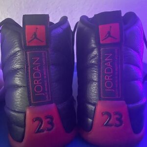 Jordan 12 Retro Black and Red High-Tops